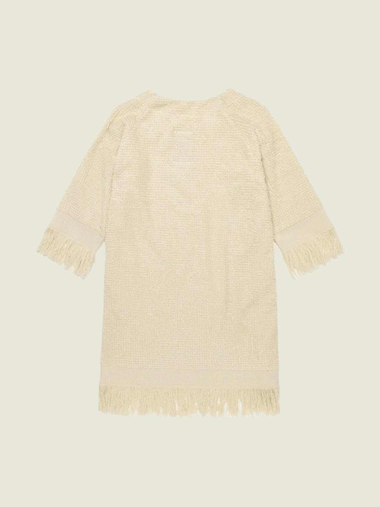 OAS Ecru Odilia Terry Dress
